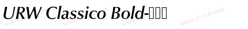 URW Classico Bold字体转换 URW Classico Bold字体转换